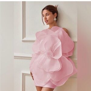 Iconic Pink Floral Dress. NWOT. Never worn.